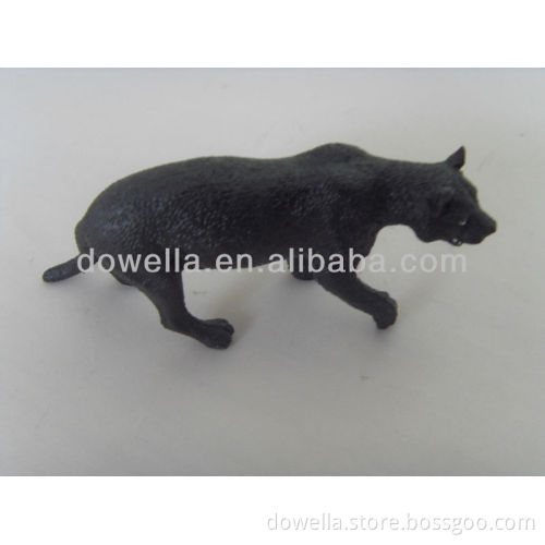 PVC black dog animal figure/PVC cartoon figure toys/OEM animal figure toys